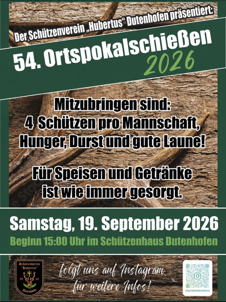 Ortspokalschiessen 2026